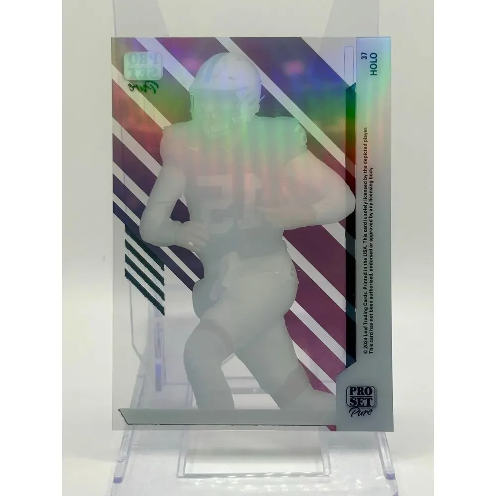 2024 Leaf Pro Set Pure Drew Allar Platinum Acetate 2/10 SP Penn State Steelers